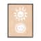 Stupell Industries Rising Sun and Moon Children's Boho Chic Sky Framed Wall Art